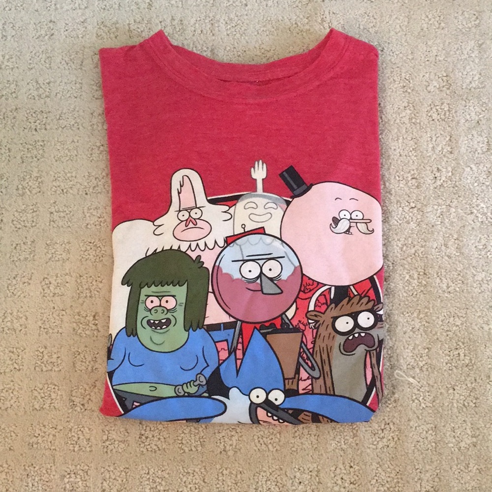 regular show red t-shirt